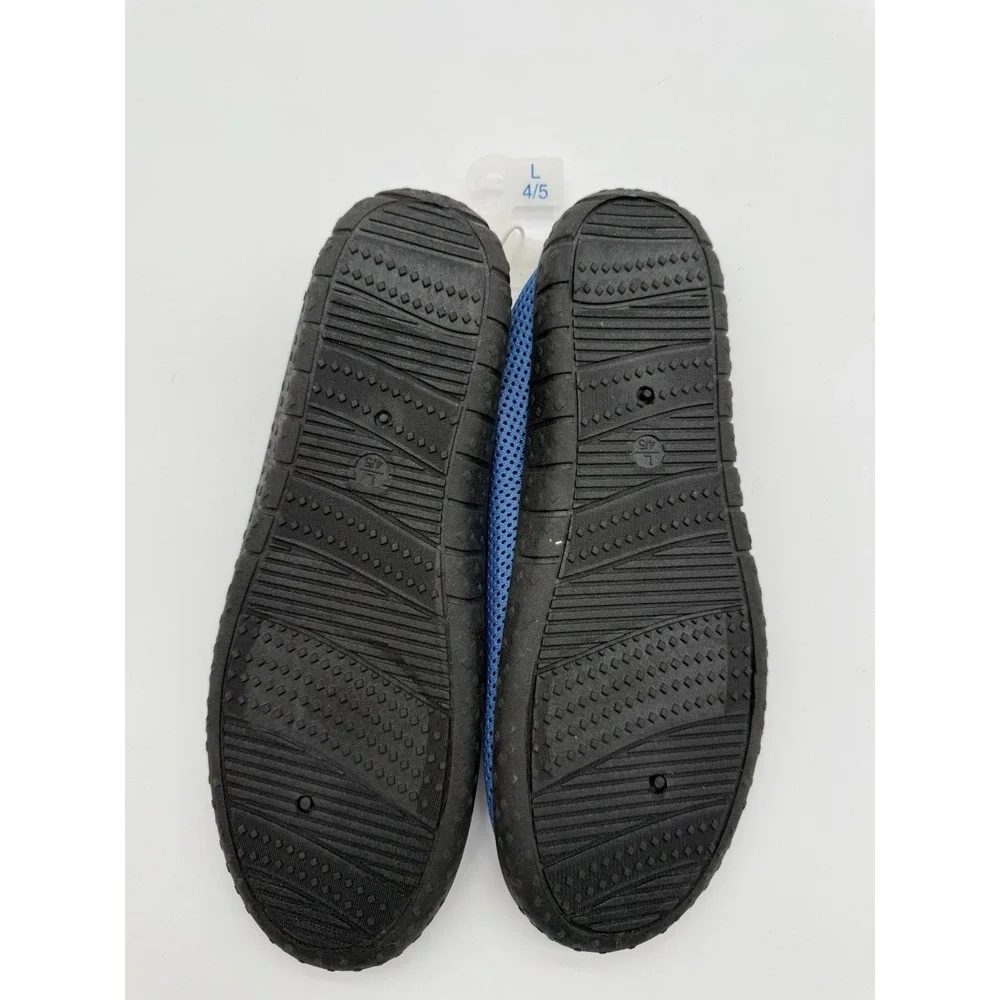 NEW- Sun Squad Kids Blue Water Shoes Size Large( 4/5)